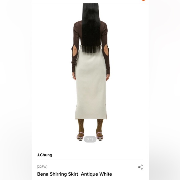 J.CHUNG Benna shirring skirt - Picture 6 of 7